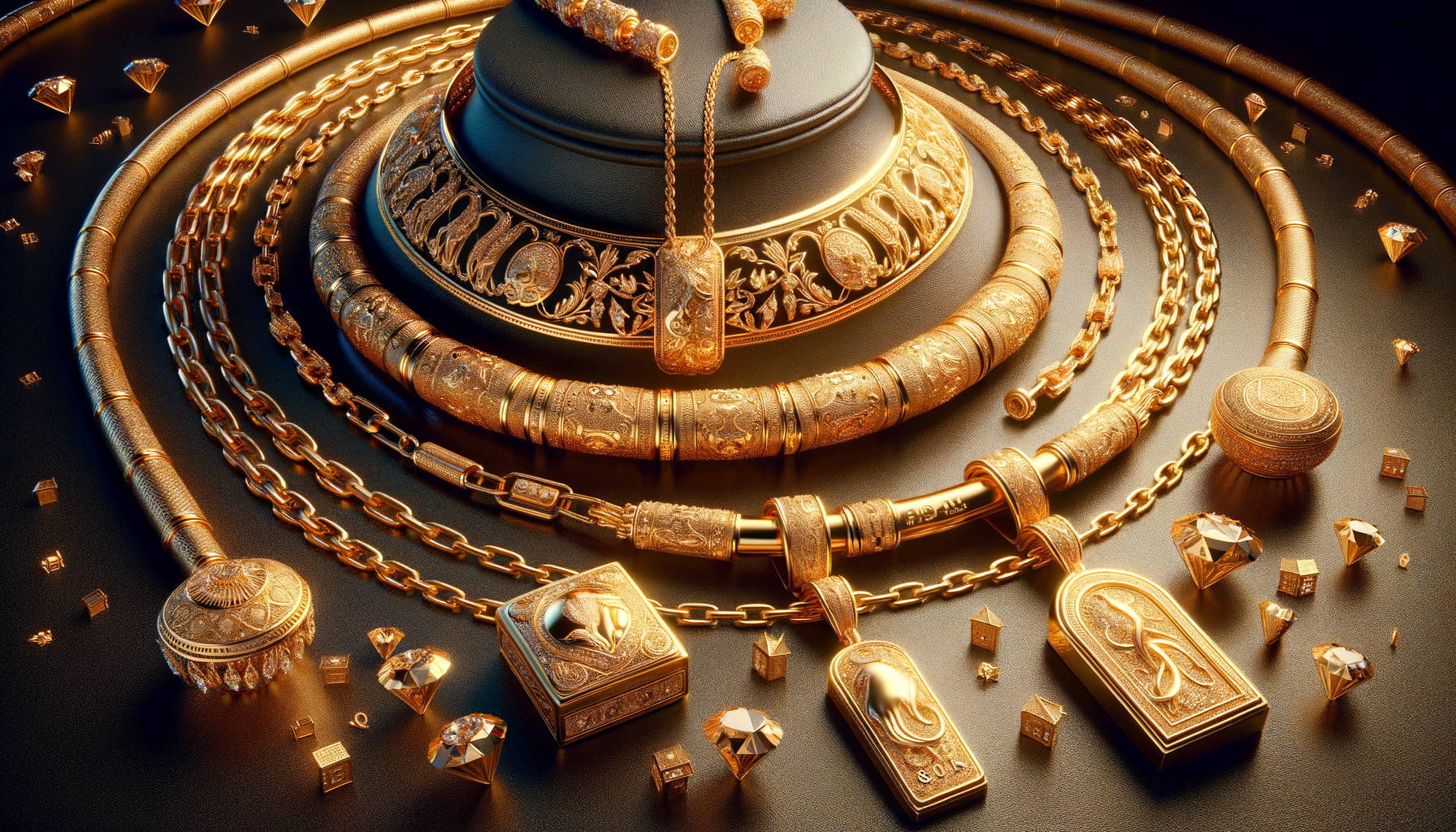 Exploring the Allure of Gold Chains and Necklaces in Dubai