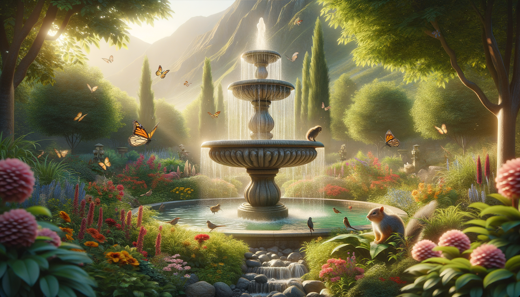 The Charm and Utility of Garden Fountains